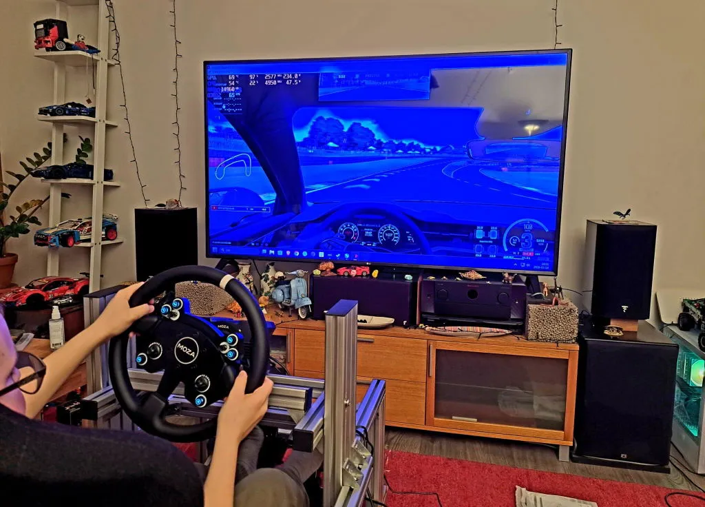 MOZA Racing CS V2P volant sim-racing GT alu