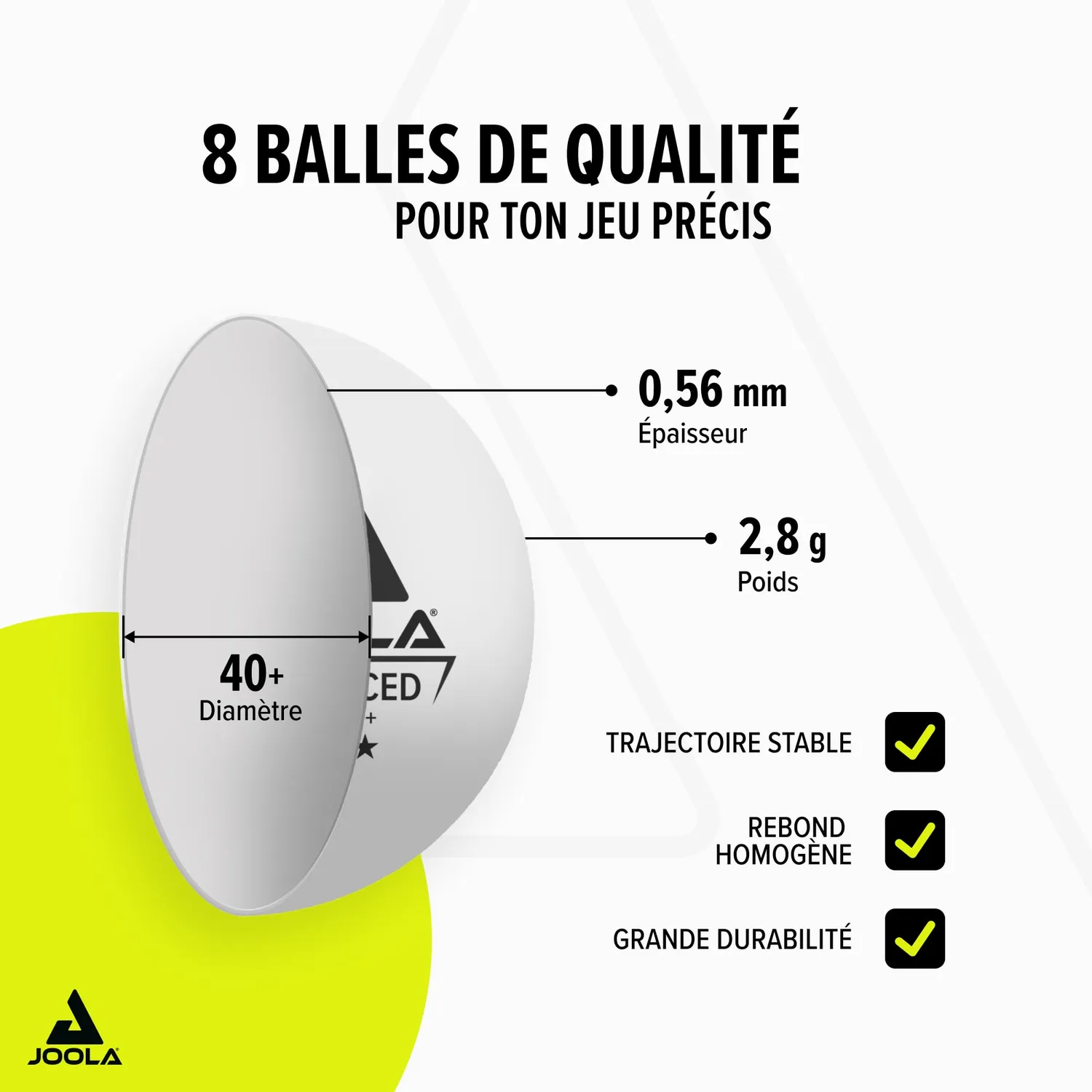 JOOLA Team School set raquettes ping-pong 4 joueurs