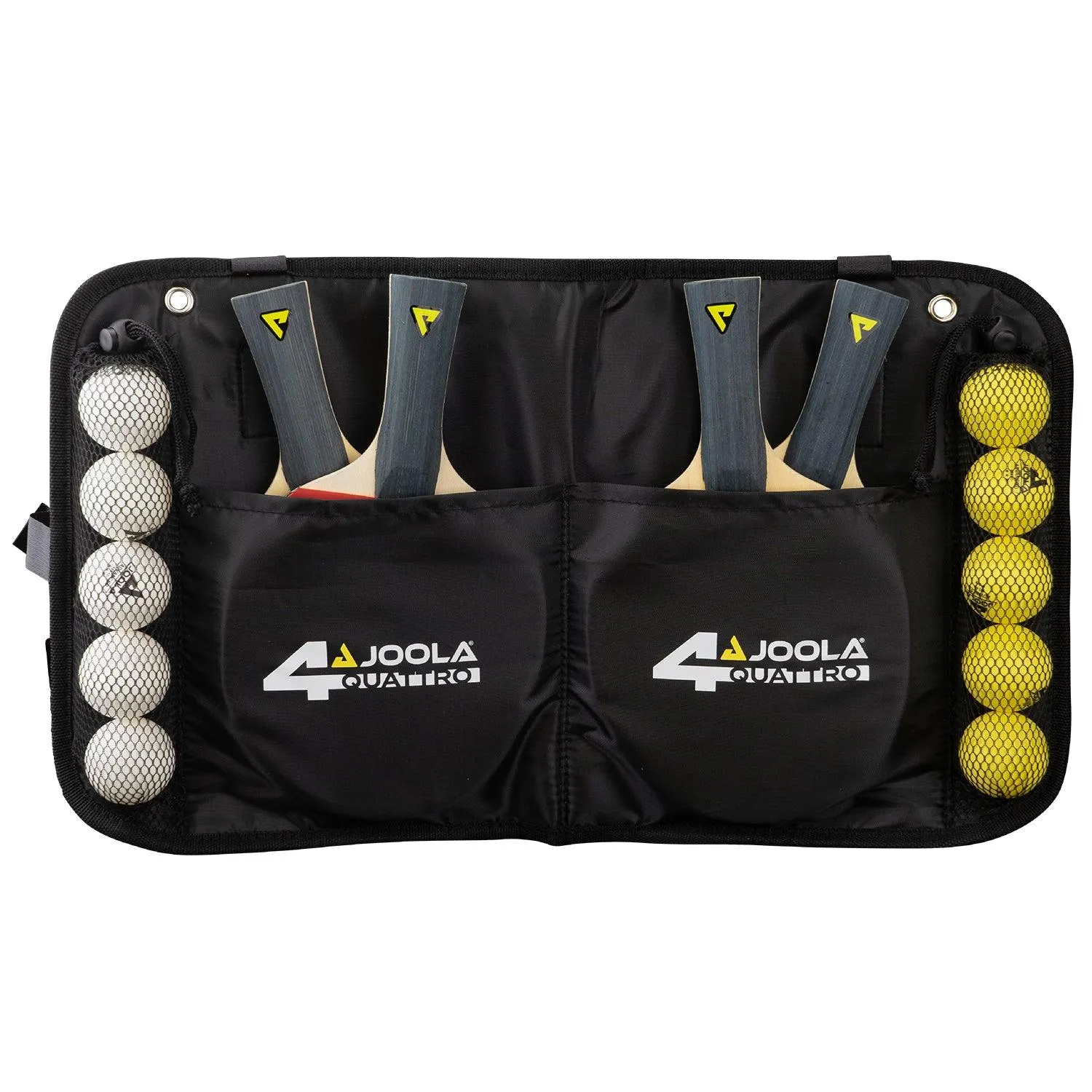 JOOLA Quattro set tennis de table 4 raquettes + 10 balles