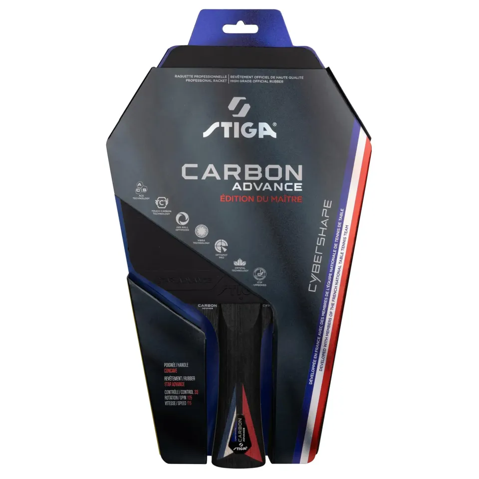 STIGA Carbon Advance raquette tennis de table Édition du Maître