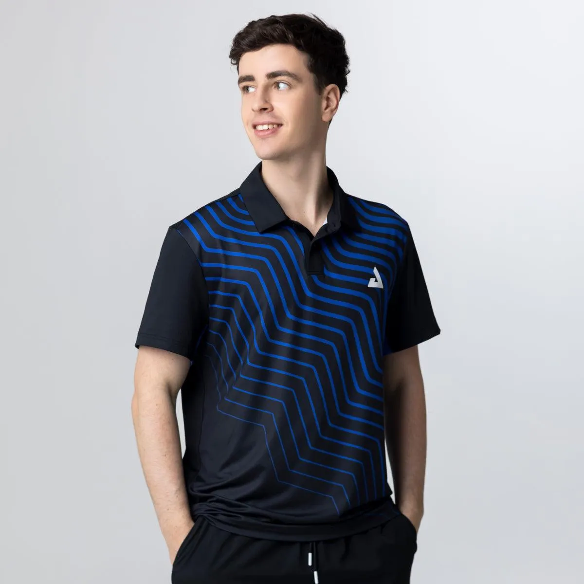 JOOLA Polo Team 25 polo bleu azur respirant