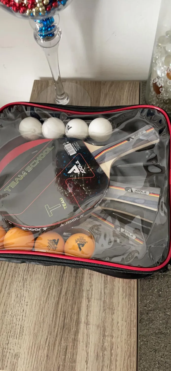 JOOLA Team School set raquettes ping-pong 4 joueurs