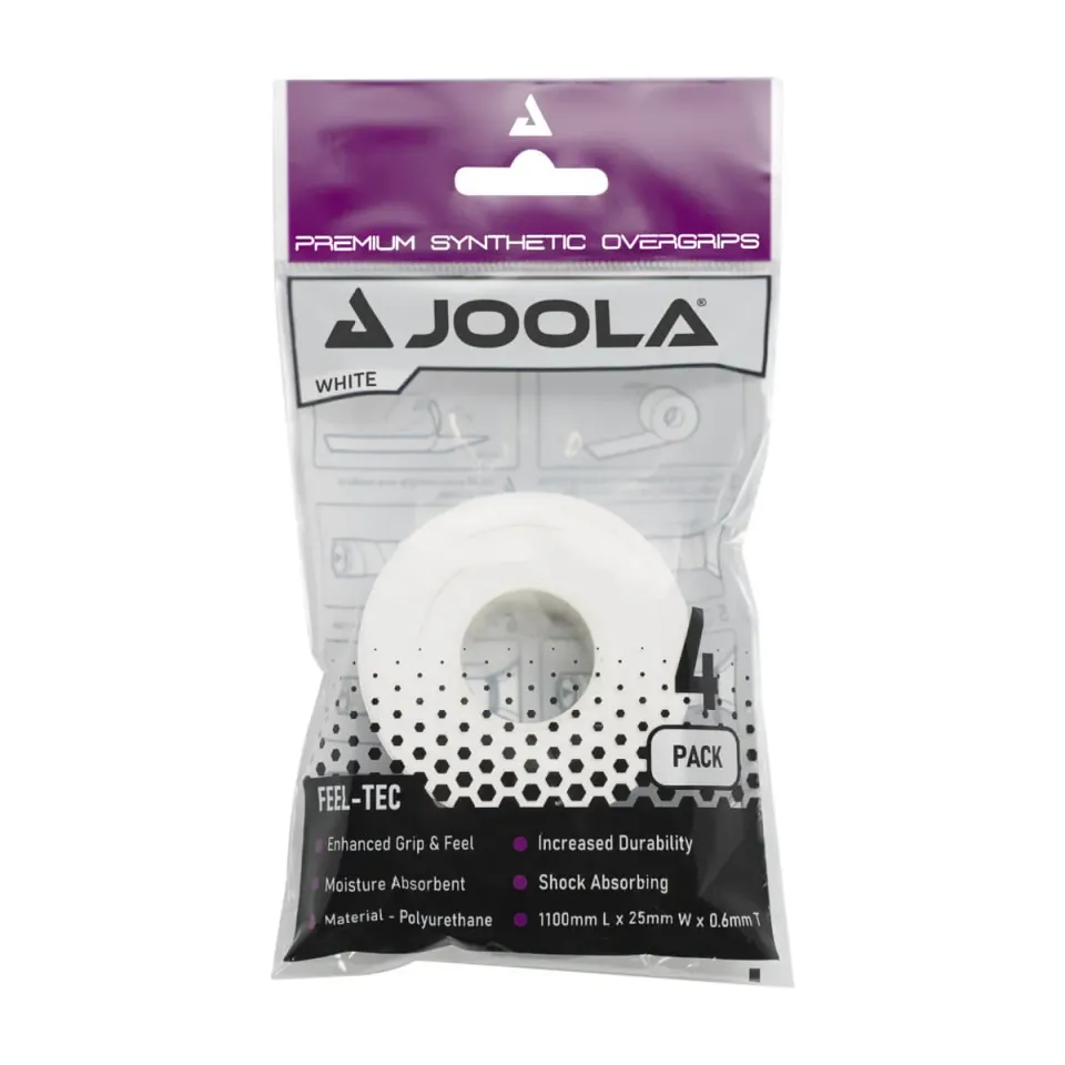 JOOLA Premium surgrip pickleball antidouleur pack de 4