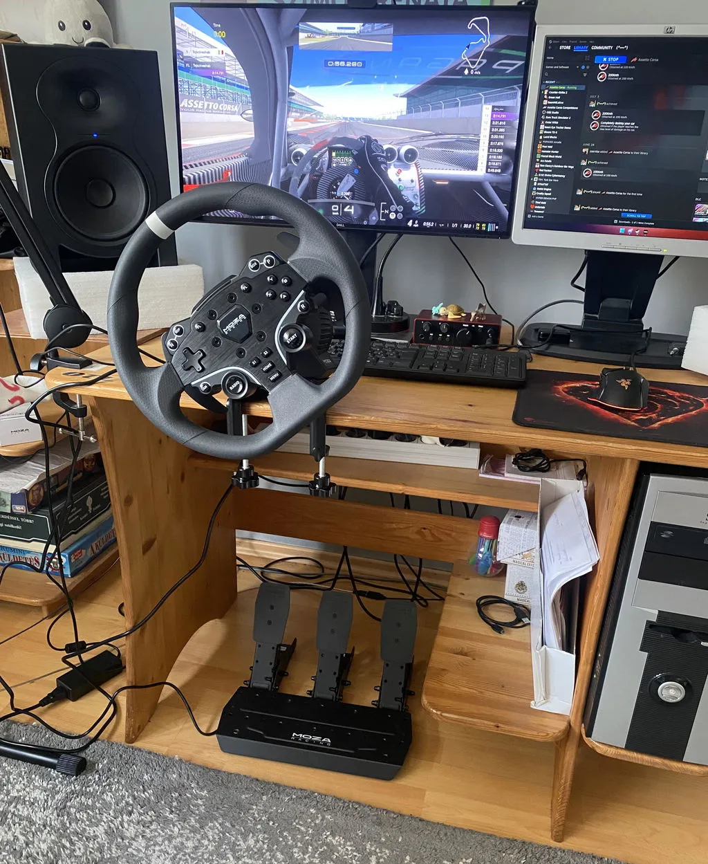 MOZA Racing R3 bundle volant + pédales PC force feedback