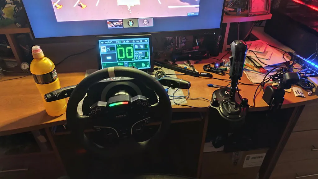 MOZA Racing R5 commodos multifonction 28 touches