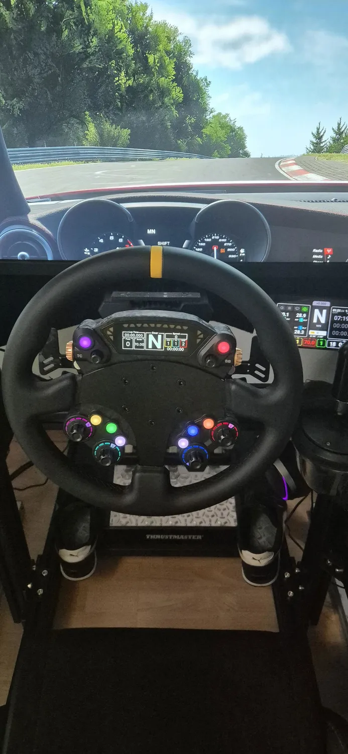 MOZA Racing CS Pro volant sim racing 325mm carbone