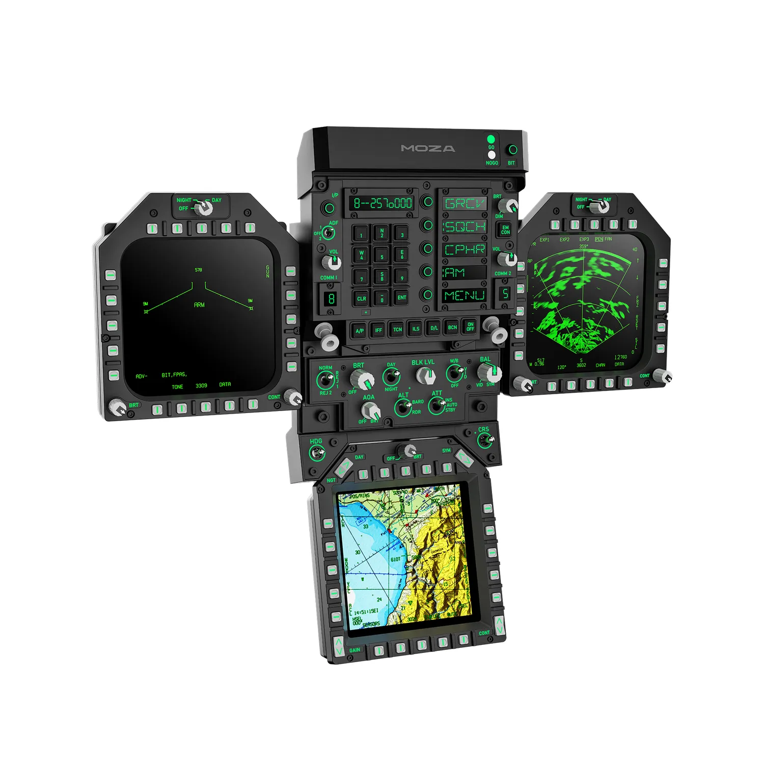 MOZA FMP18 bundle panneaux vol DDI AMPCD