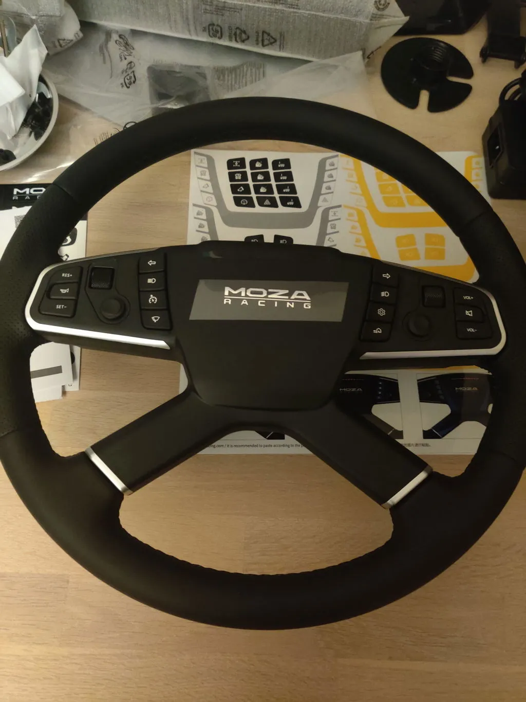 MOZA Racing TSW Truck volant camion 400 mm cuir