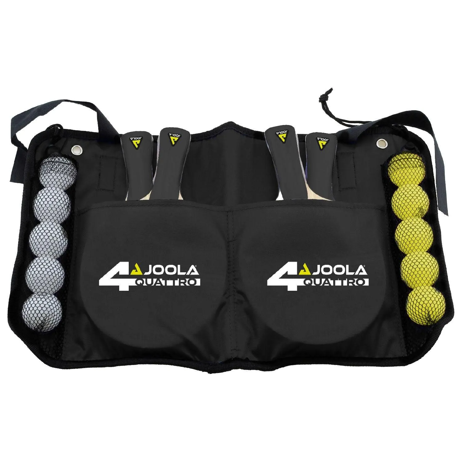 JOOLA Quattro set tennis de table 4 raquettes + 10 balles