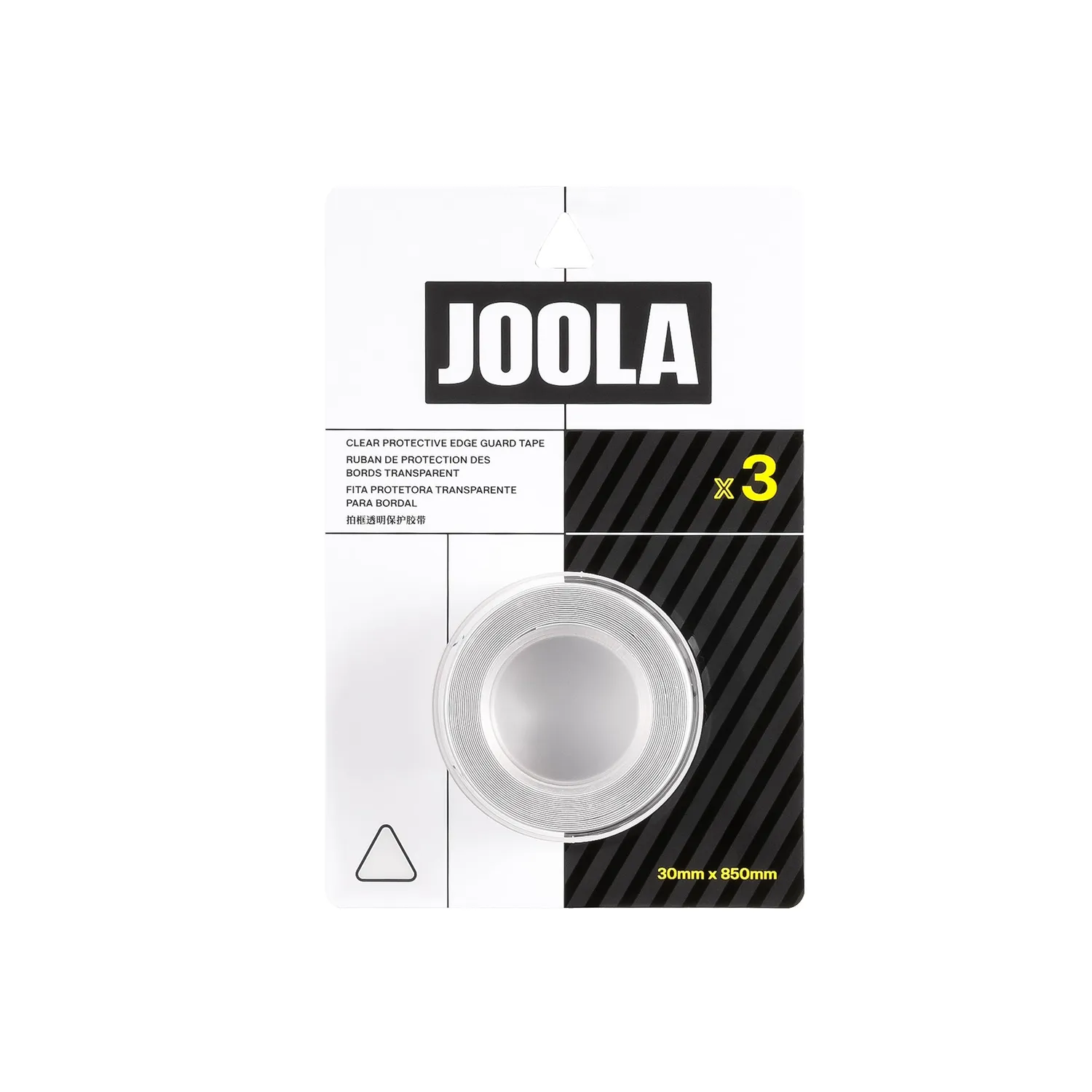 JOOLA Ruban Protection Bords Raquette Pickleball 30 mm Transparent
