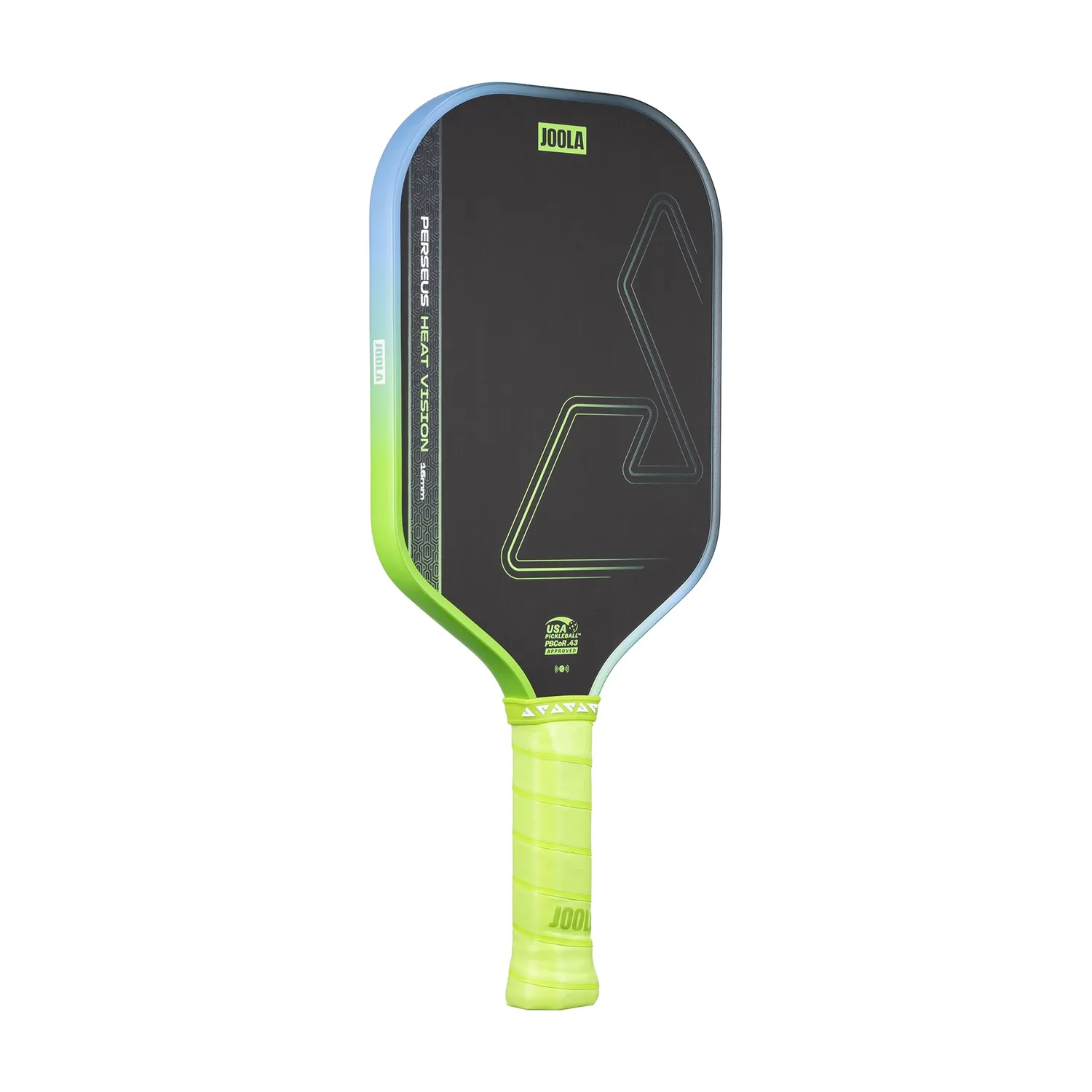 JOOLA Perseus Heat Vision 16mm raquette pickleball rouge contrôle