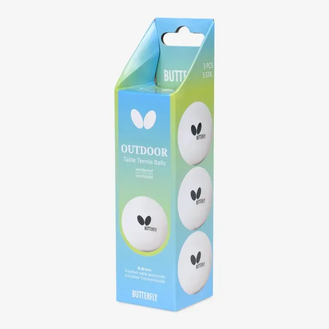 Butterfly Outdoor balles extérieur x3 anti-vent