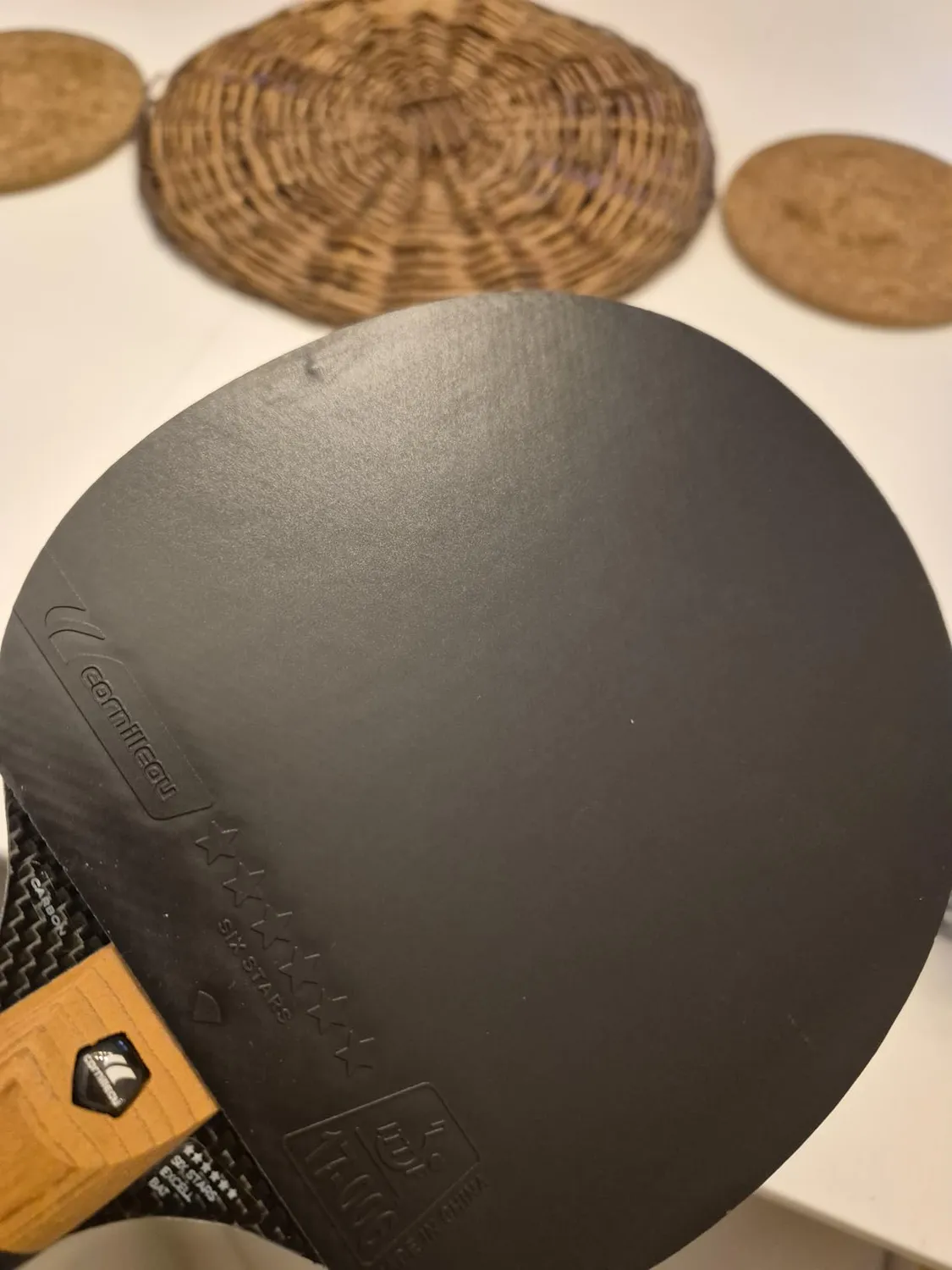 Cornilleau Excell 3000 Carbon raquette ping pong intérieur Off+