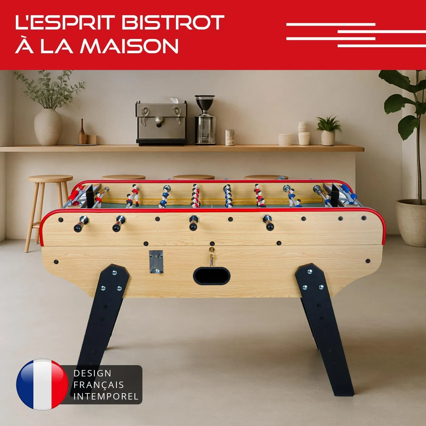 Rendez Vous Déco Bistrot babyfoot adulte intérieur monnayeur