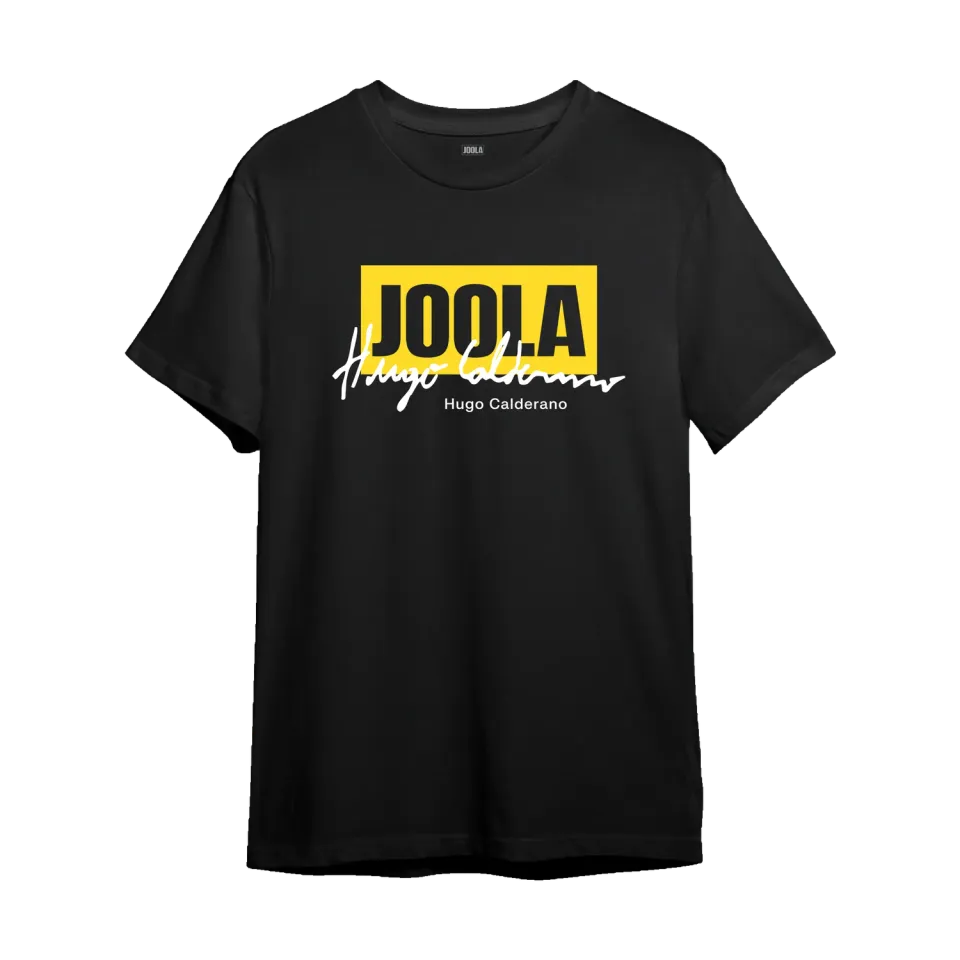 JOOLA Hugo Calderano Icon Tee t-shirt fan coton noir