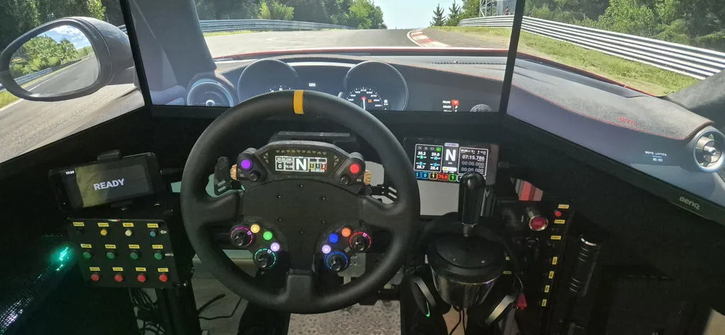 MOZA Racing CS Pro volant sim racing 325mm carbone