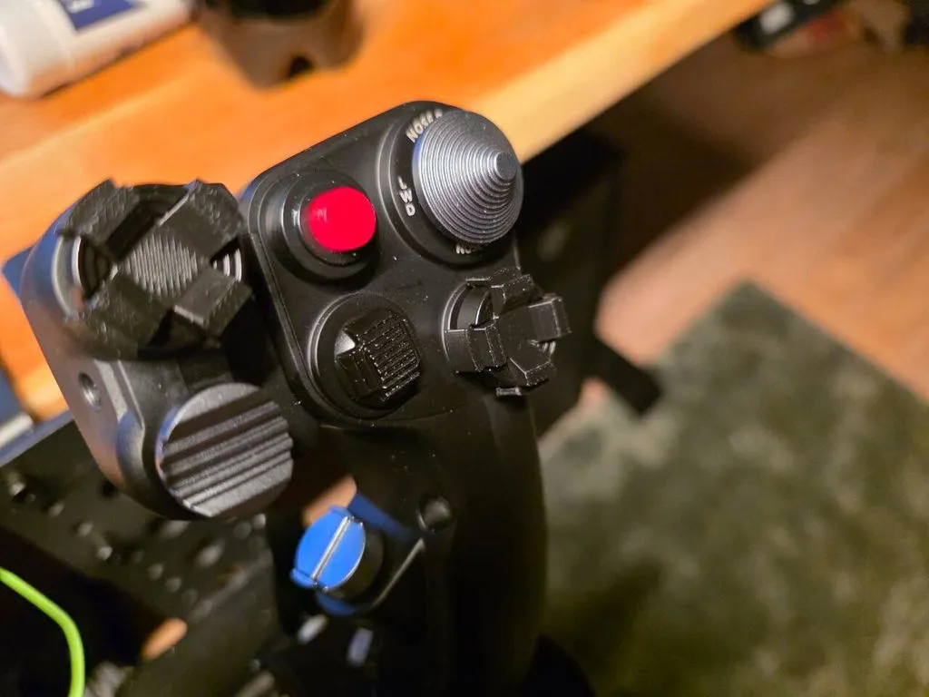 MOZA Racing MH16 manche vol flightstick alu 27 touches
