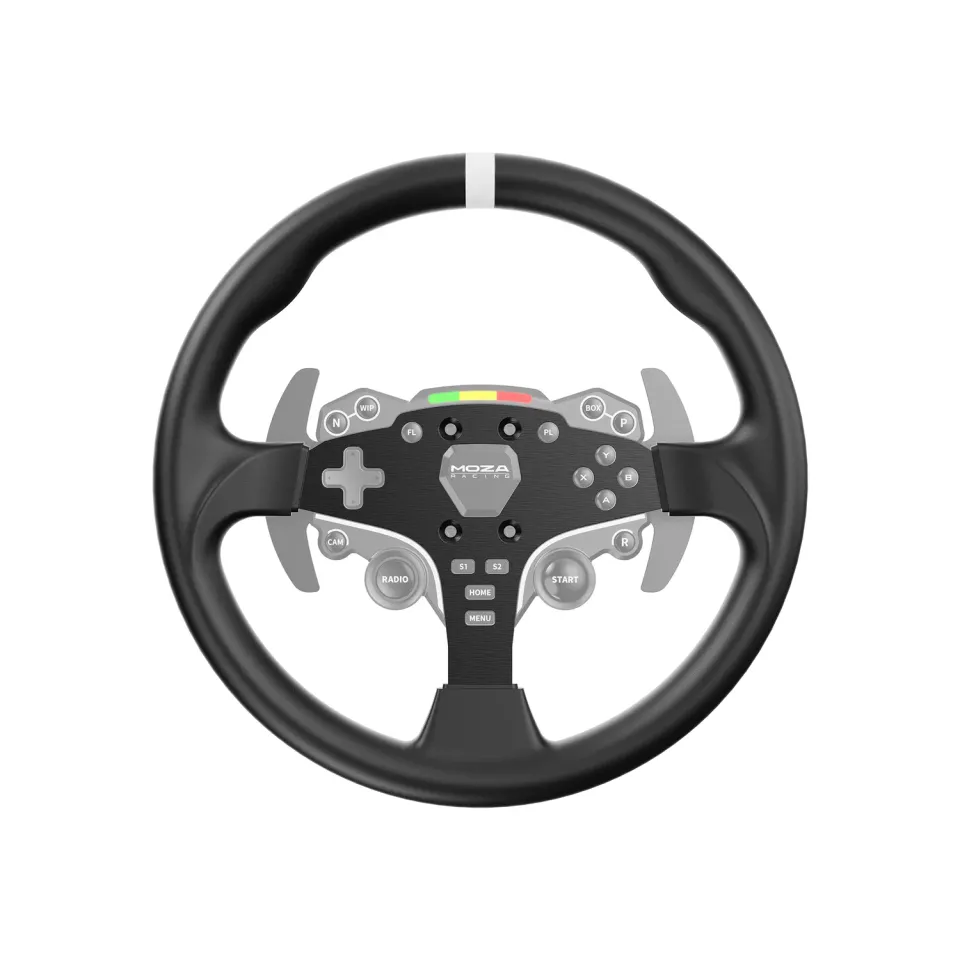 MOZA Racing ESX mod volant rond 12 pouces microfibre