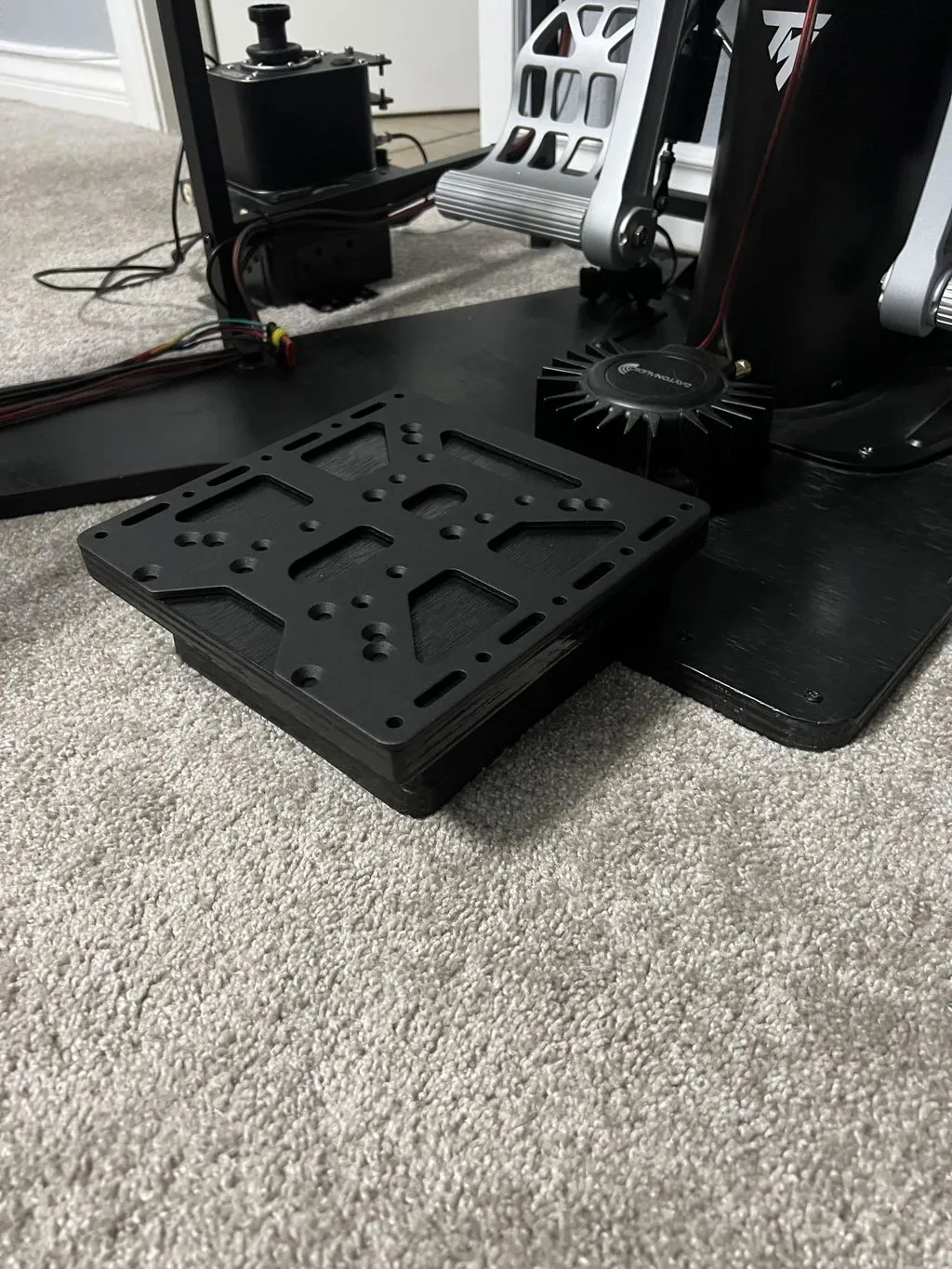 MOZA Flight adaptateur montage base vol acier 220 mm