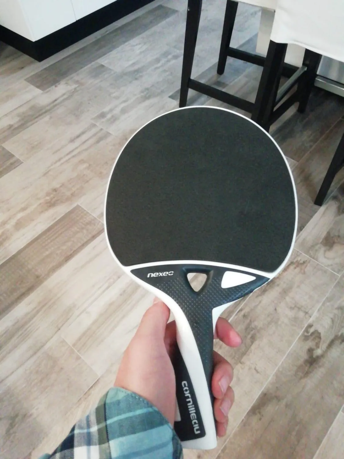 Cornilleau Nexeo X70 raquette ping-pong noir blanc extérieur