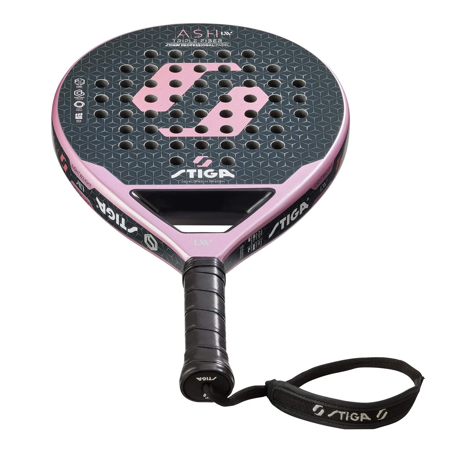 STIGA Ash raquette padel ronde contrôle 320 g