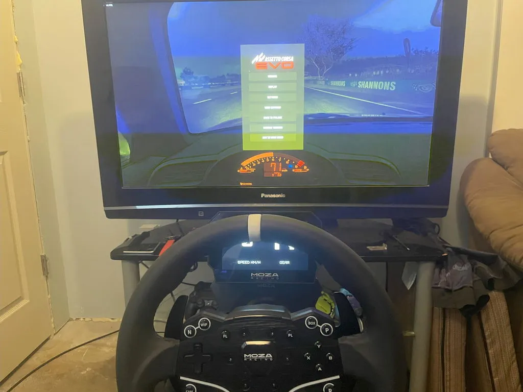 MOZA Racing CM2 HD dash sim racing écran 5 pouces tactile