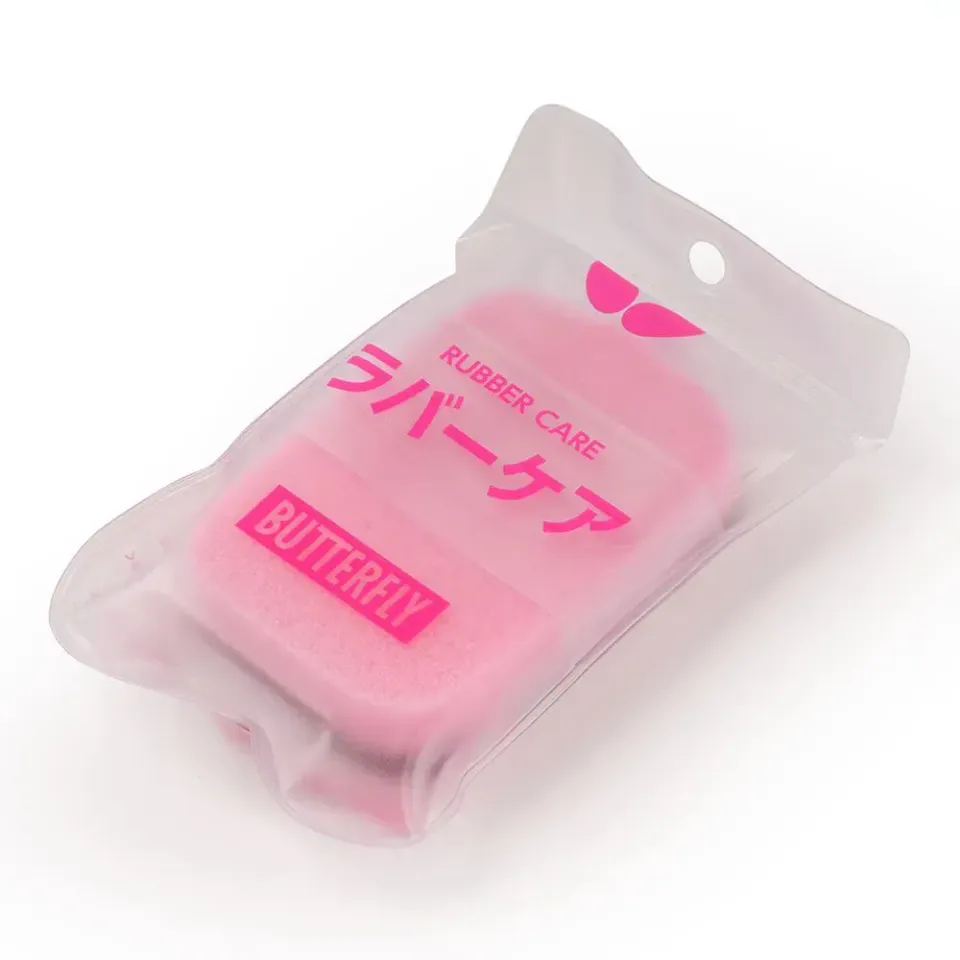 Butterfly Sriver Rubber Care éponge entretien bicolore