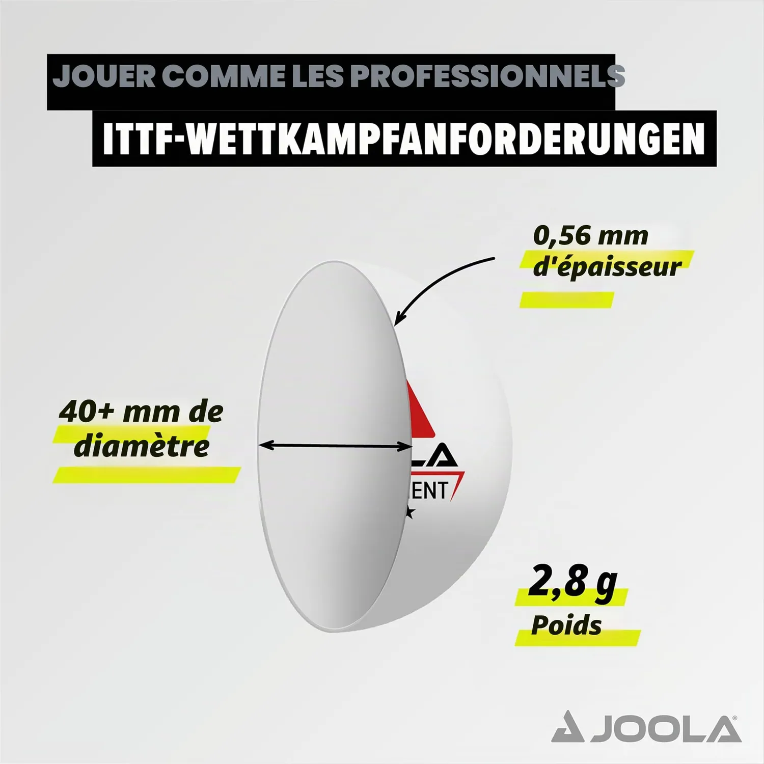 JOOLA Duo Carbon set ping-pong 2 raquettes