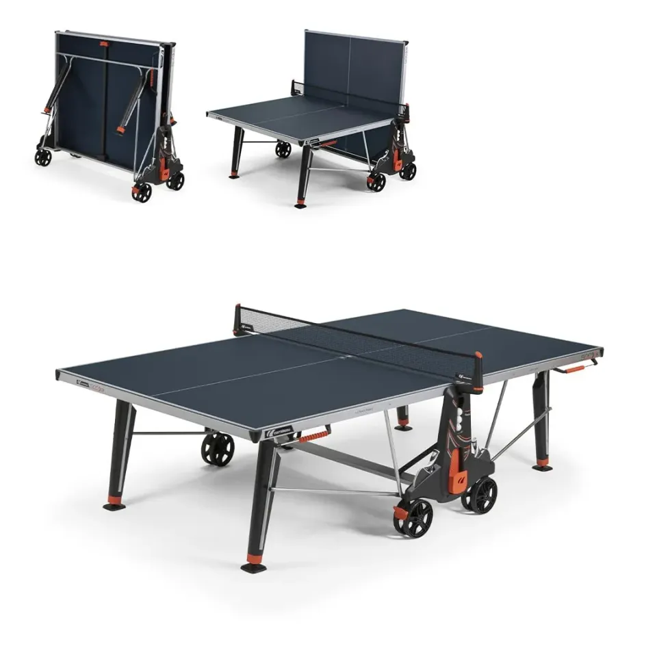 Cornilleau 500X table ping pong extérieur bleu rebond 6mm