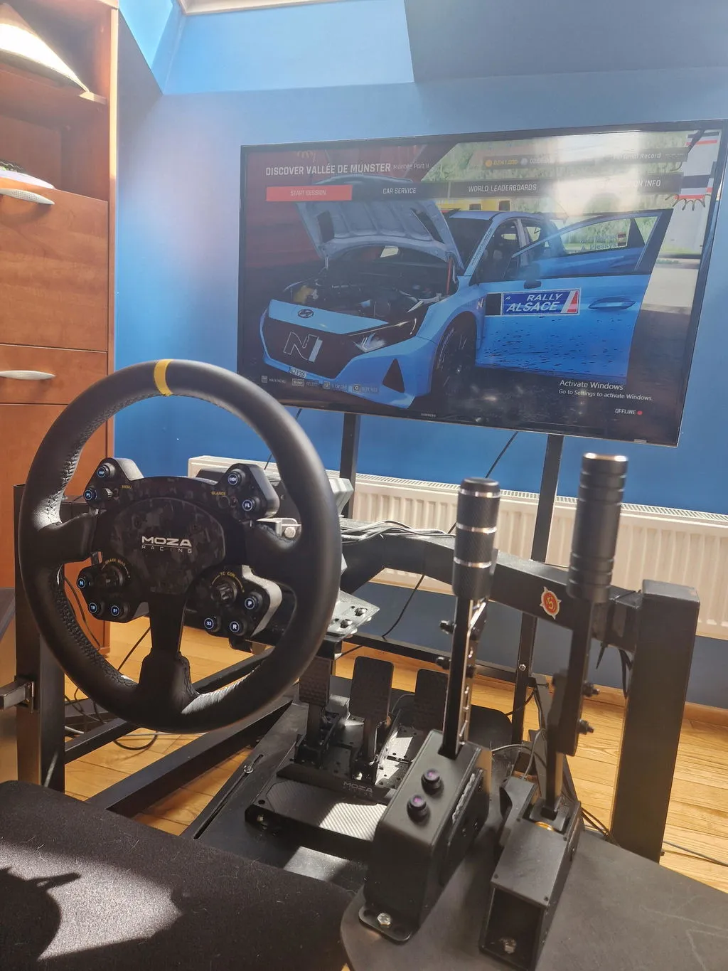 MOZA Racing RS V2 volant GT 13 pouces cuir