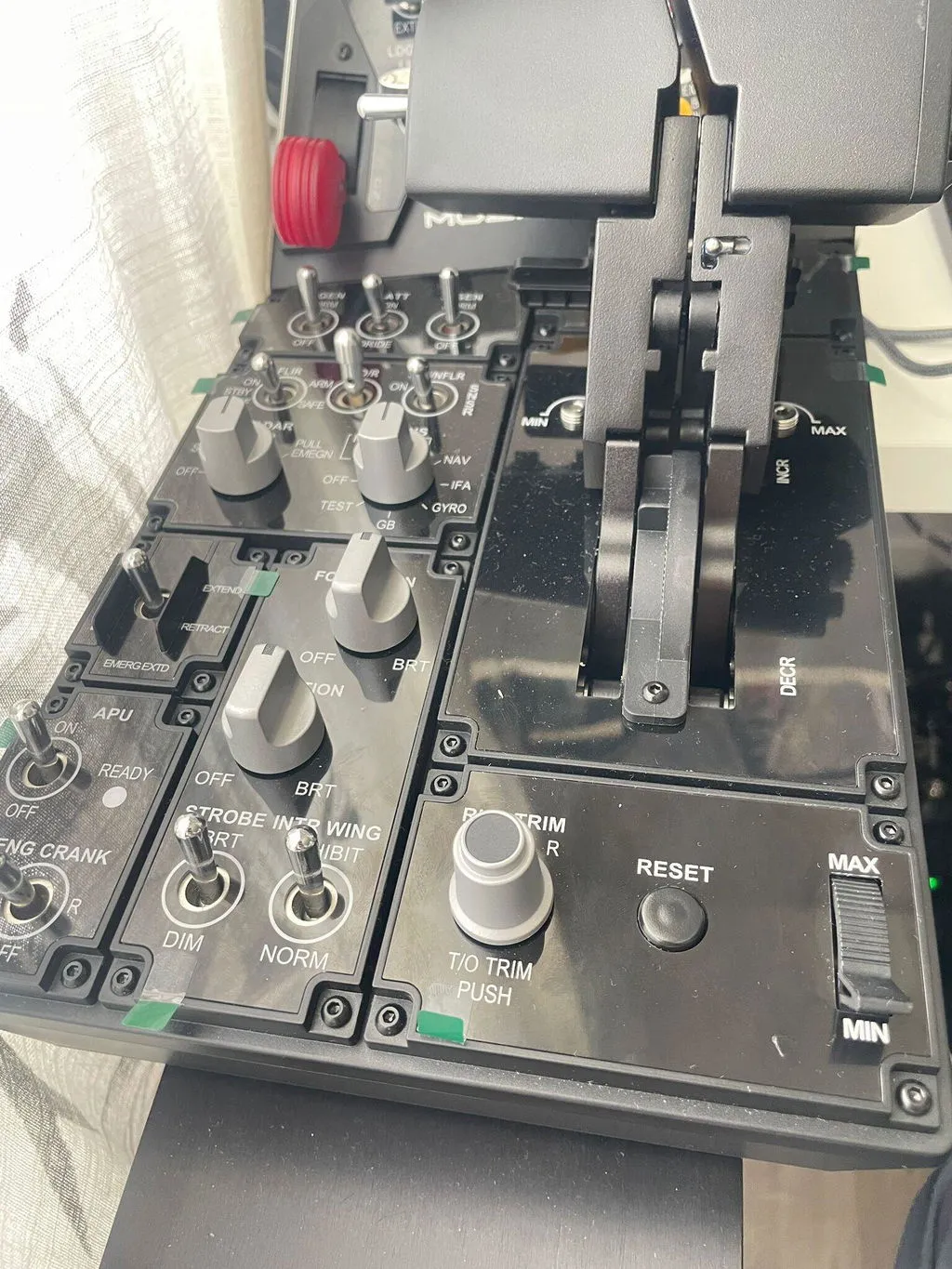 MOZA MTP manette des gaz simulateur vol alu