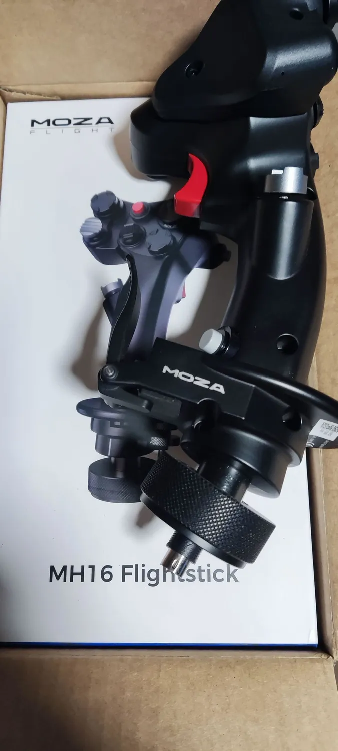 MOZA Racing MH16 manche vol flightstick alu 27 touches