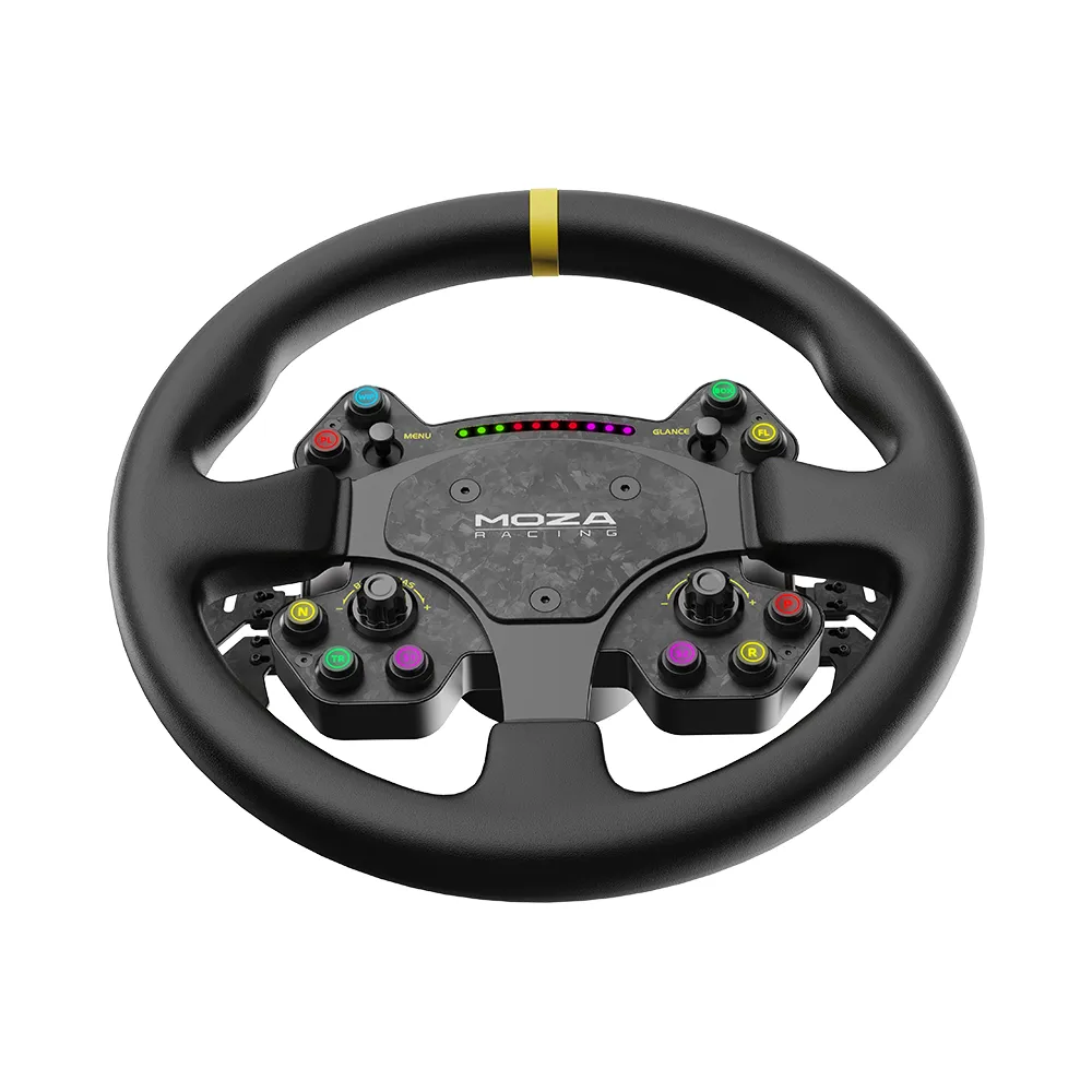 MOZA R12 V2 RS V2 pack volant cuir 12 Nm