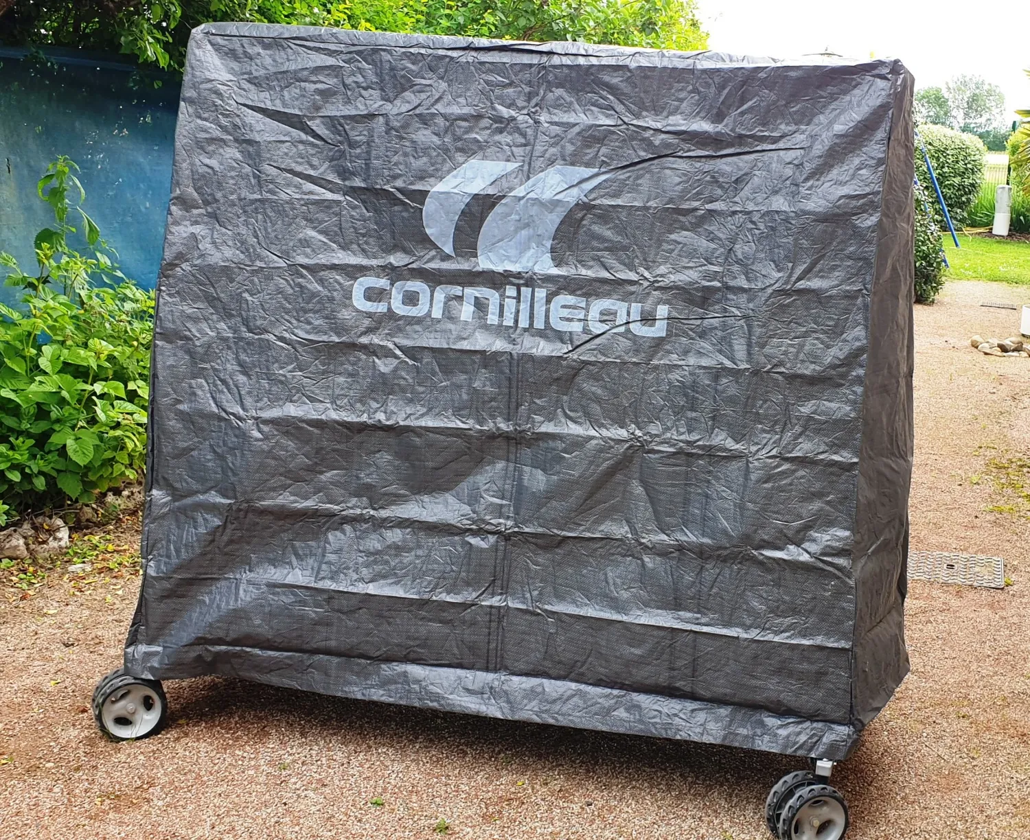 Cornilleau Sport housse table ping-pong bleue imperméable
