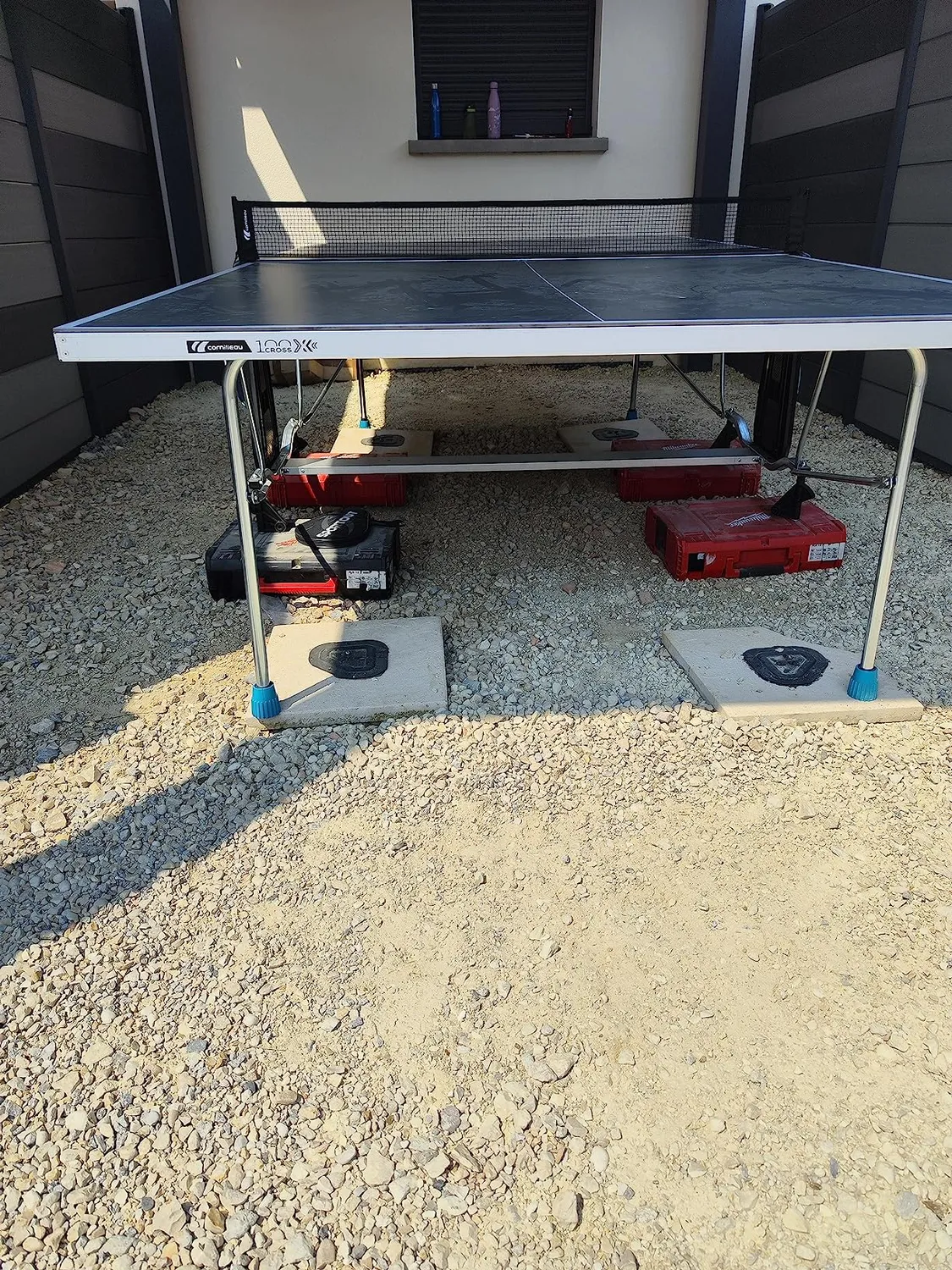 Cornilleau 100X Outdoor table extérieur grise loisir