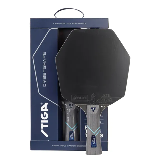 STIGA Cybershape Future raquette ping pong hexagonale