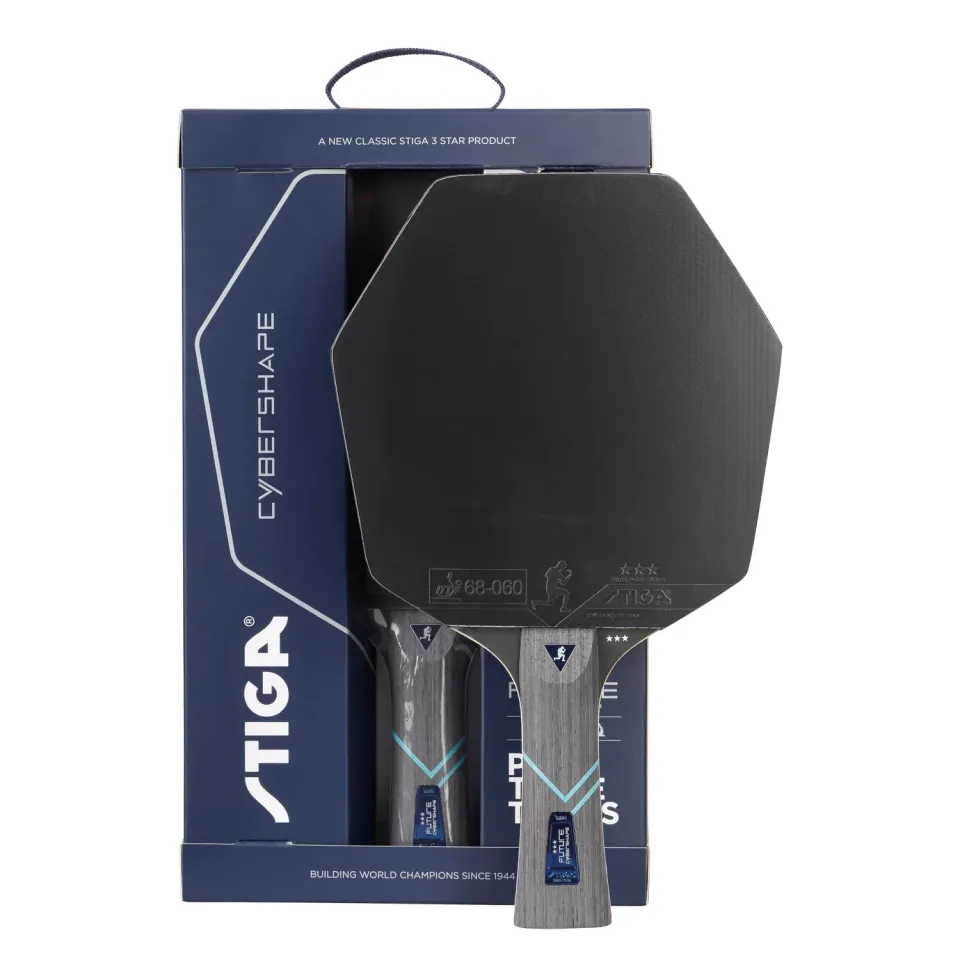 STIGA Cybershape Future raquette ping pong hexagonale