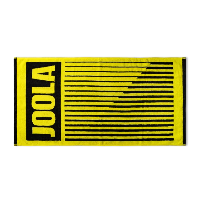JOOLA Large Wordmark serviette de sport coton noir jaune