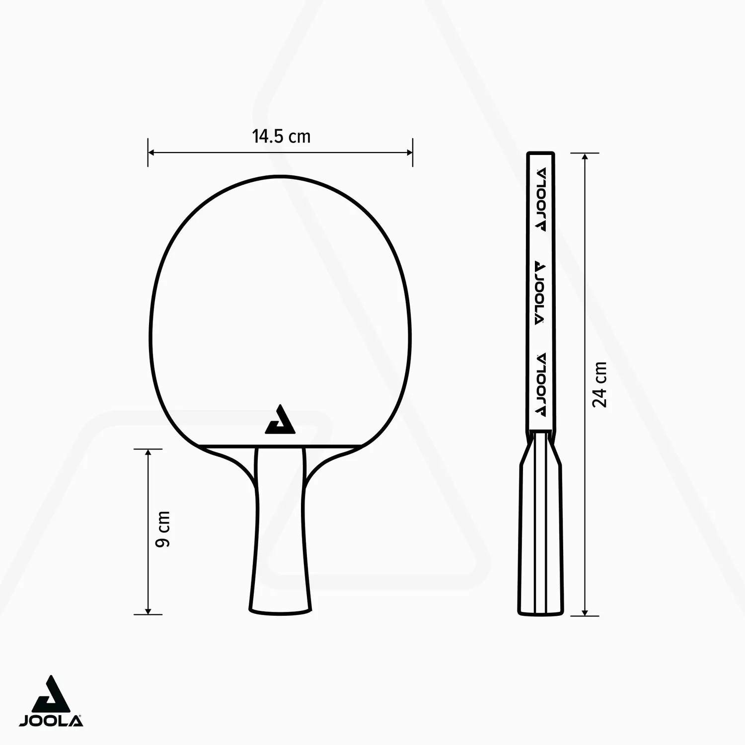 JOOLA Rossi JR Pro raquette tennis de table enfant légère
