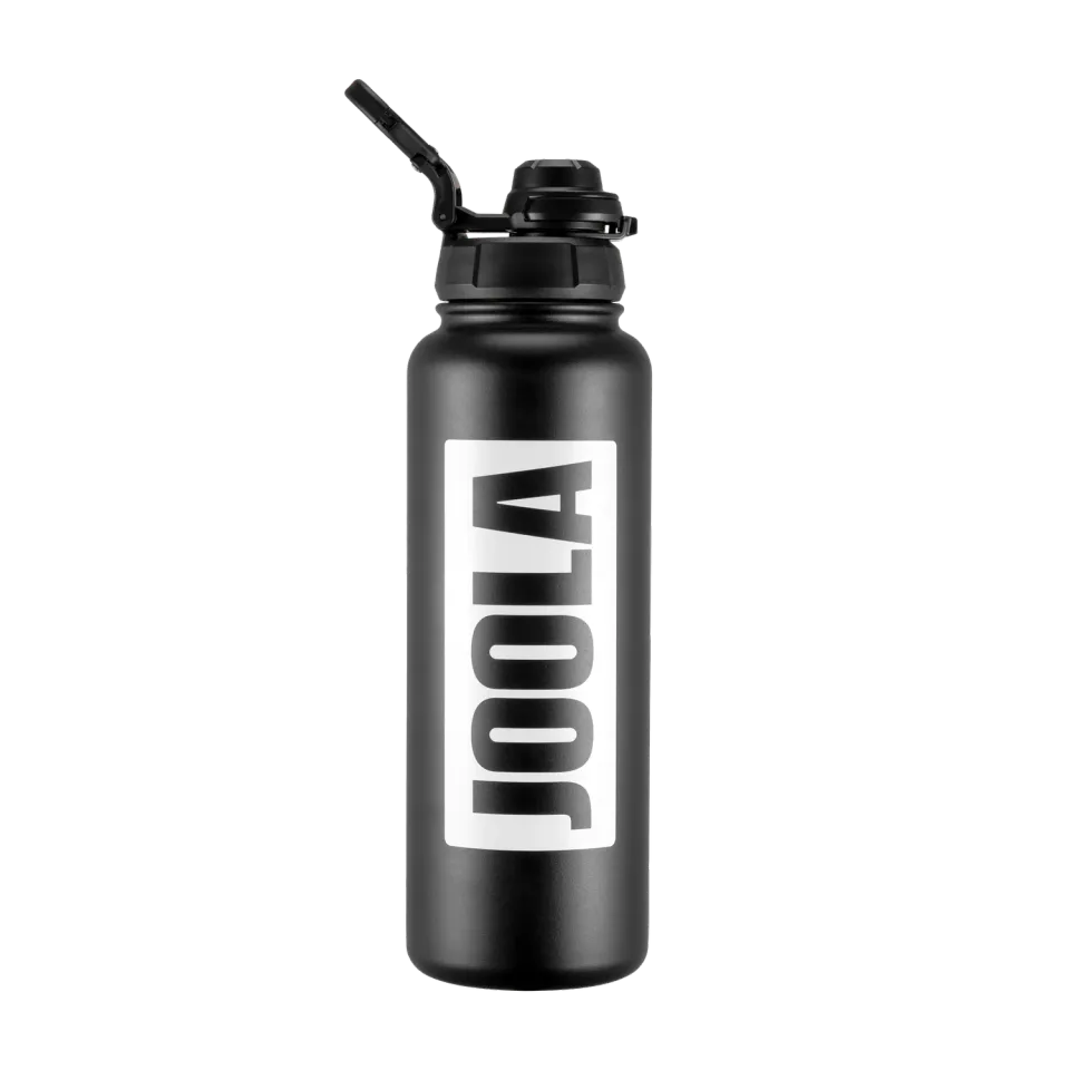 JOOLA Bouteille Eau Gourde Isotherme 1,2 L Noire