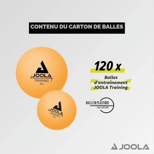 JOOLA Training 120 balles ping-pong orange
