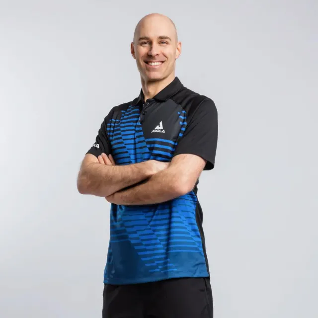 JOOLA Zephir polo tennis de table noir bleu