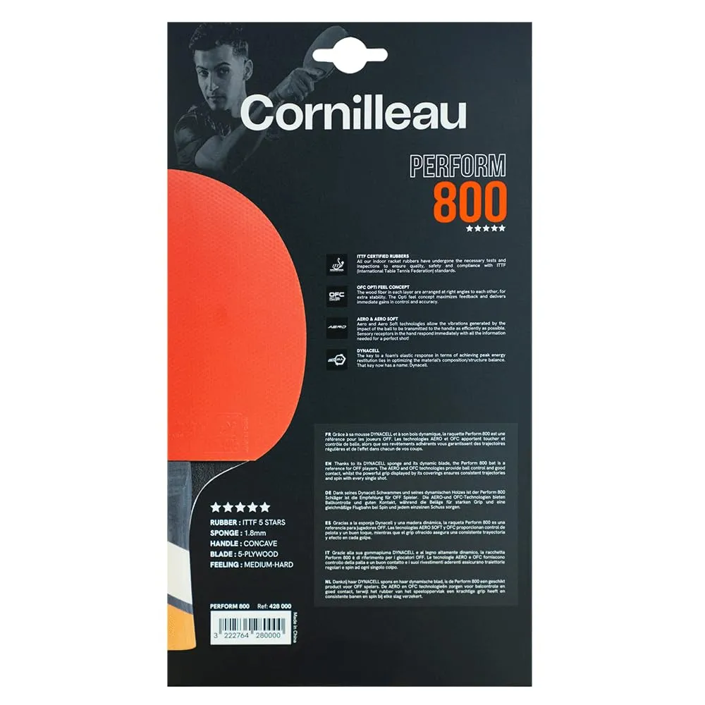 Cornilleau Perform 800 raquette ping-pong indoor