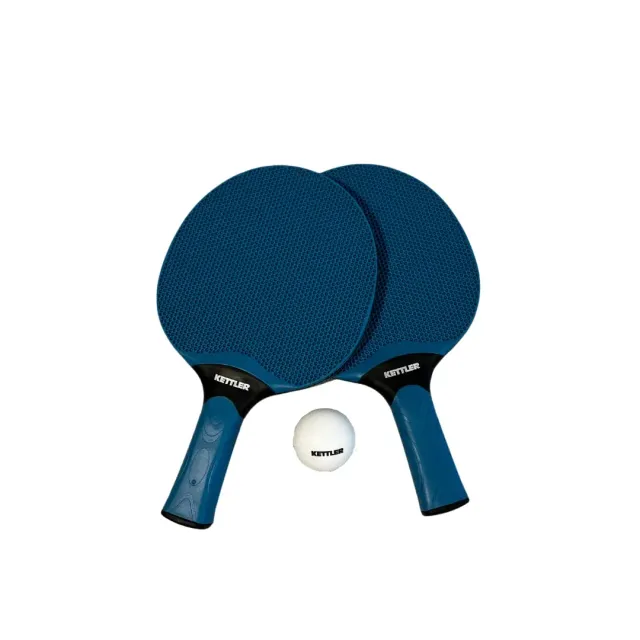 KETTLER Outdoor set 2 raquettes tennis de table + 6 balles
