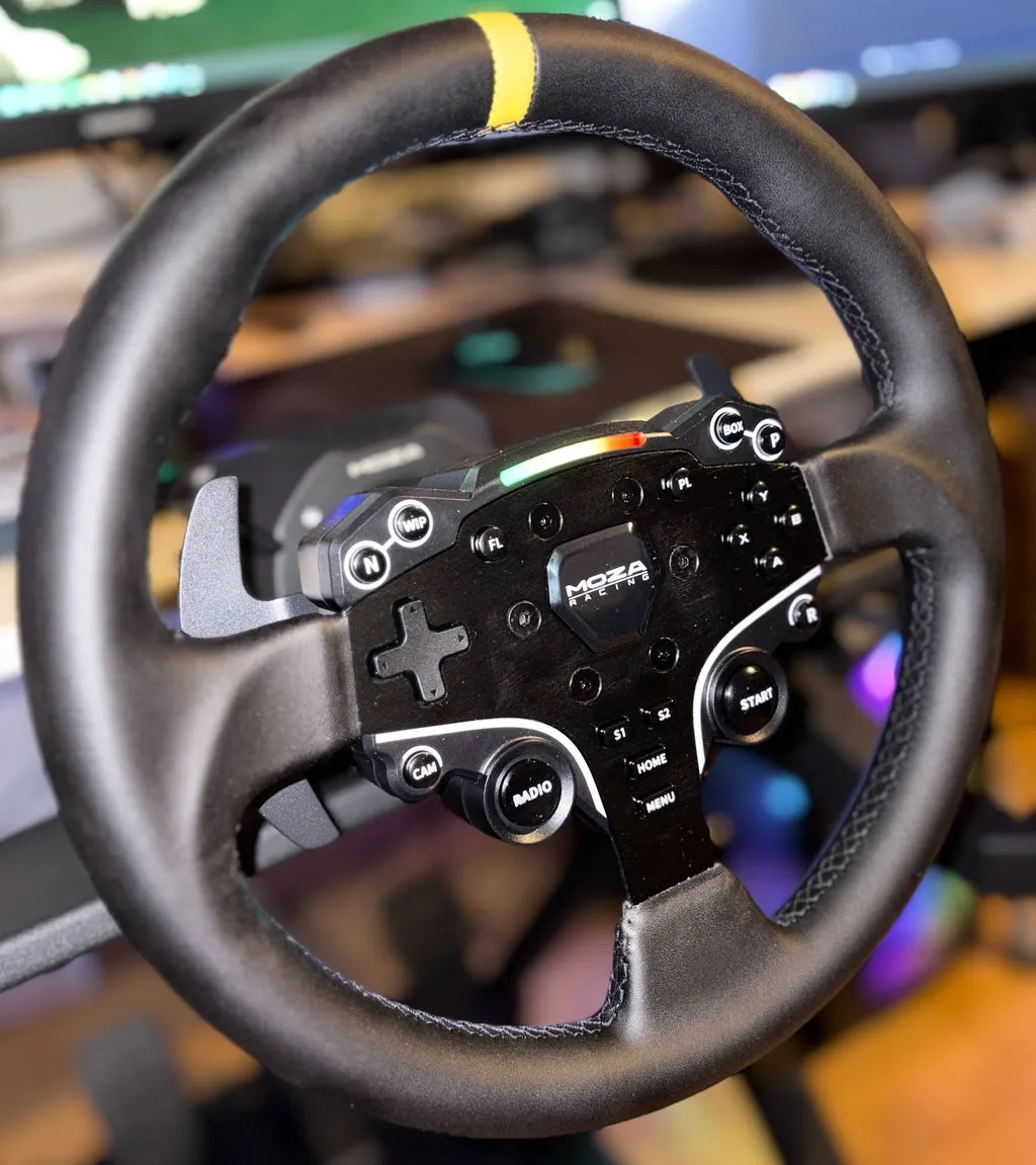MOZA R5 Pro pack volant direct drive 6 Nm