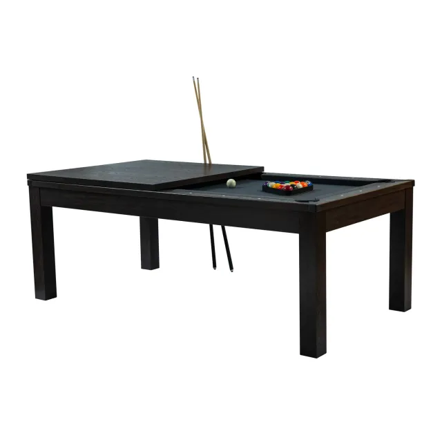 Rendez vous déco Eddie table billard convertible gris 10 pers