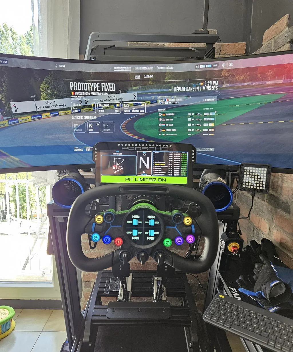MOZA Vision GS volant simracing 310 mm tactile