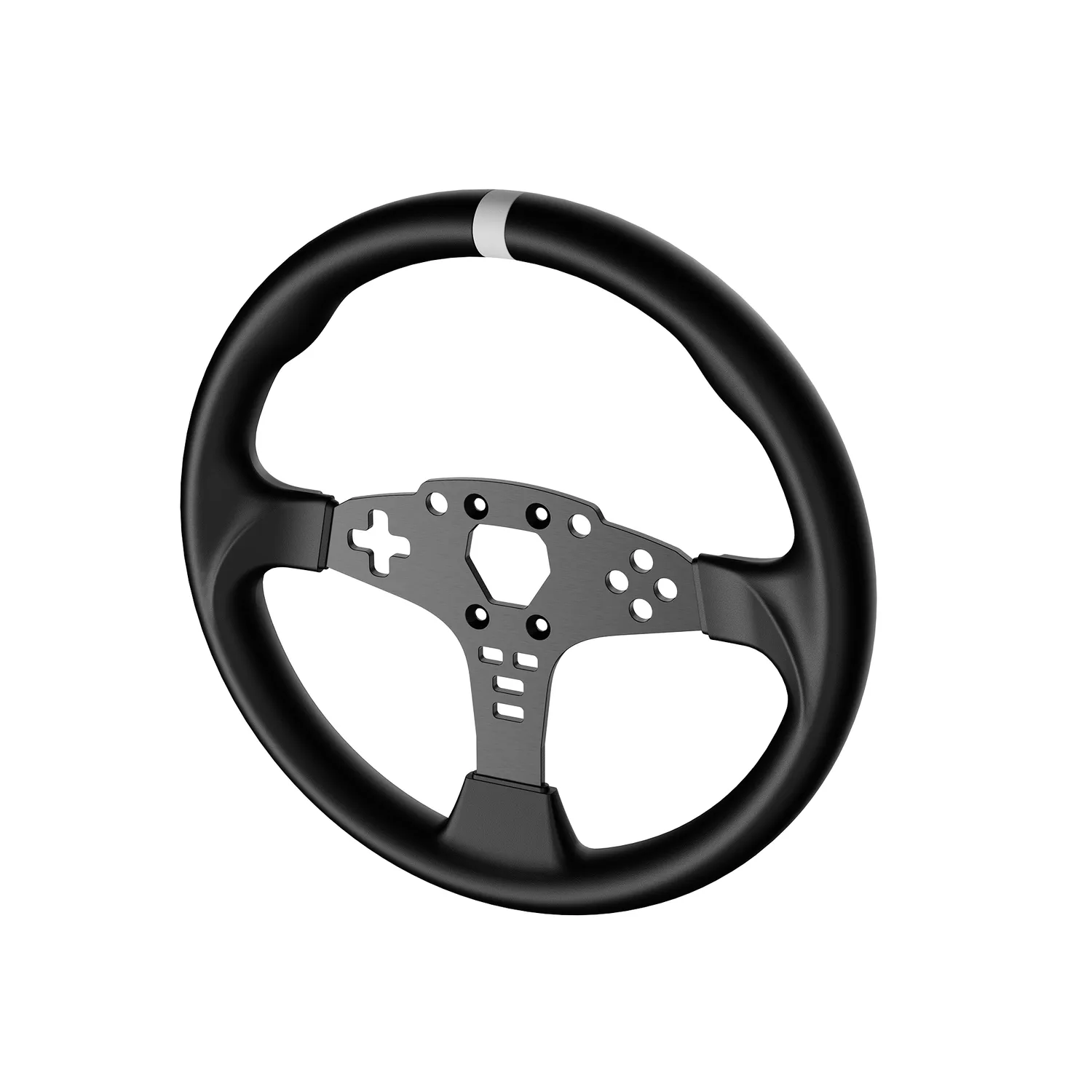 MOZA Racing ESX mod volant rond 12 pouces microfibre