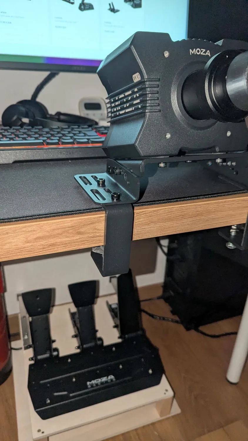 MOZA Racing R5 pince de bureau volant sim-racing
