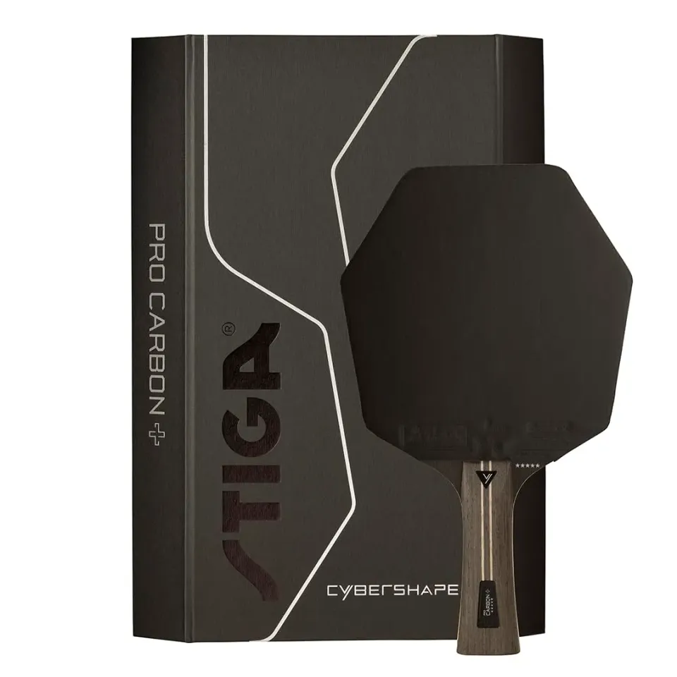 STIGA Cybershape Pro Carbon+ raquette ping 5 étoiles